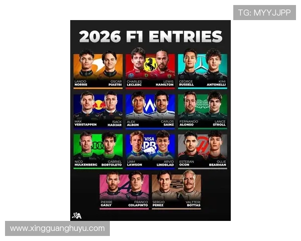 F1新赛季大换血车队阵容公布 争冠格局或迎来新局面